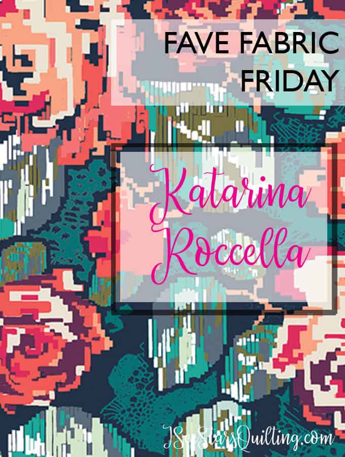Fabric designer Katerina Roccella creates beautiful floral designs for quilting and sewing. love her floral inspirations! www.iseestarsquilting.com