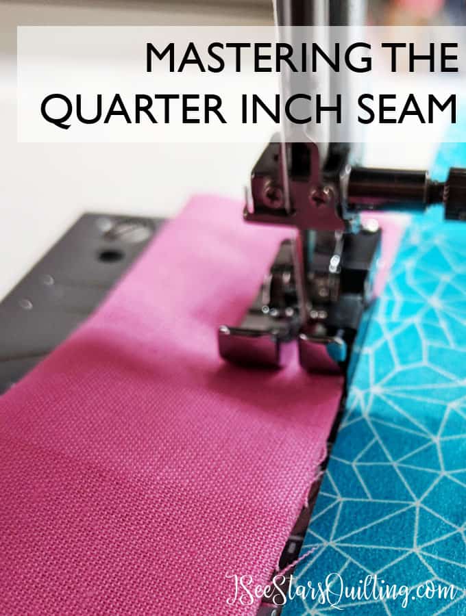 How to master the quarter inch seam