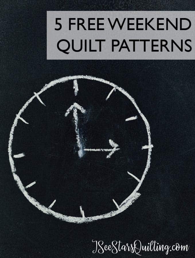 5 FREE Weekend Quilt Patterns