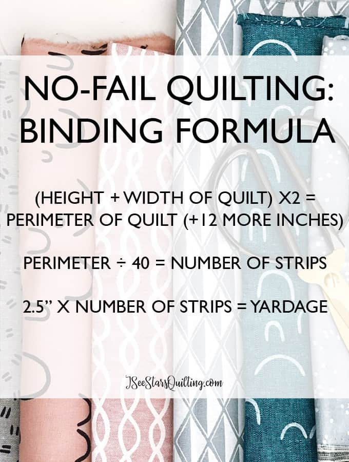 No Fail Quilt Binding Formula