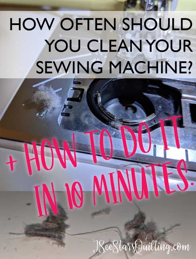 How often should you clean your sewing machine? + A How To