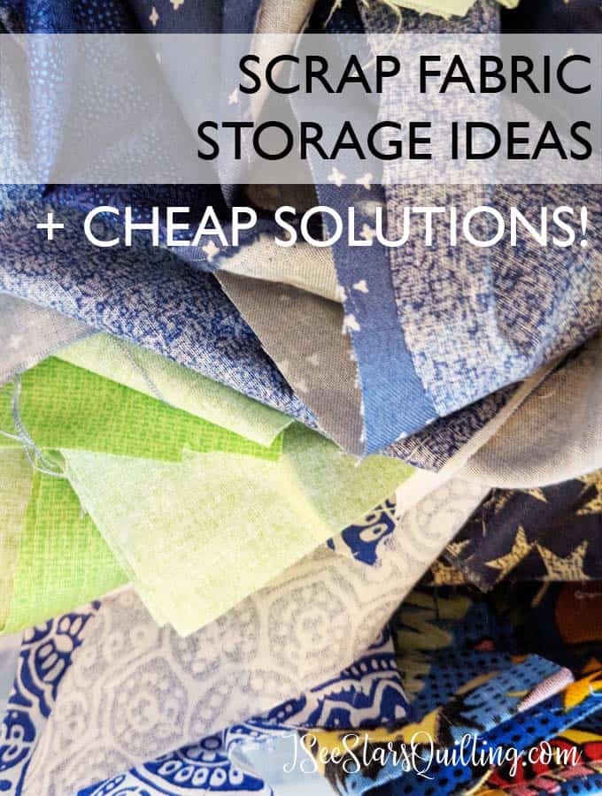 14 Fun & Pretty Fabric Storage Ideas - Scrap Fabric Love