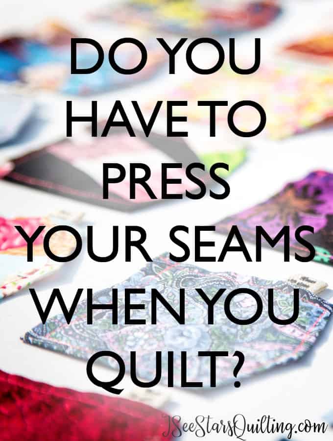 Do You have to press your seams? ...And other ironing rules answered in this detailed post about ironing! Who has the time? Do you really have to? Or is it just a suggestion?