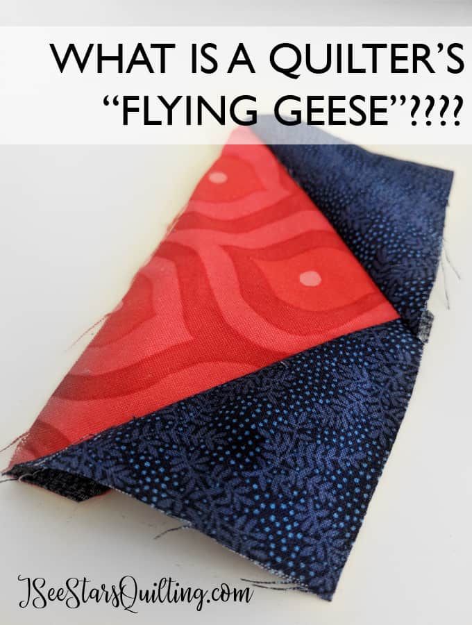 What is a Quilter's flying geese?