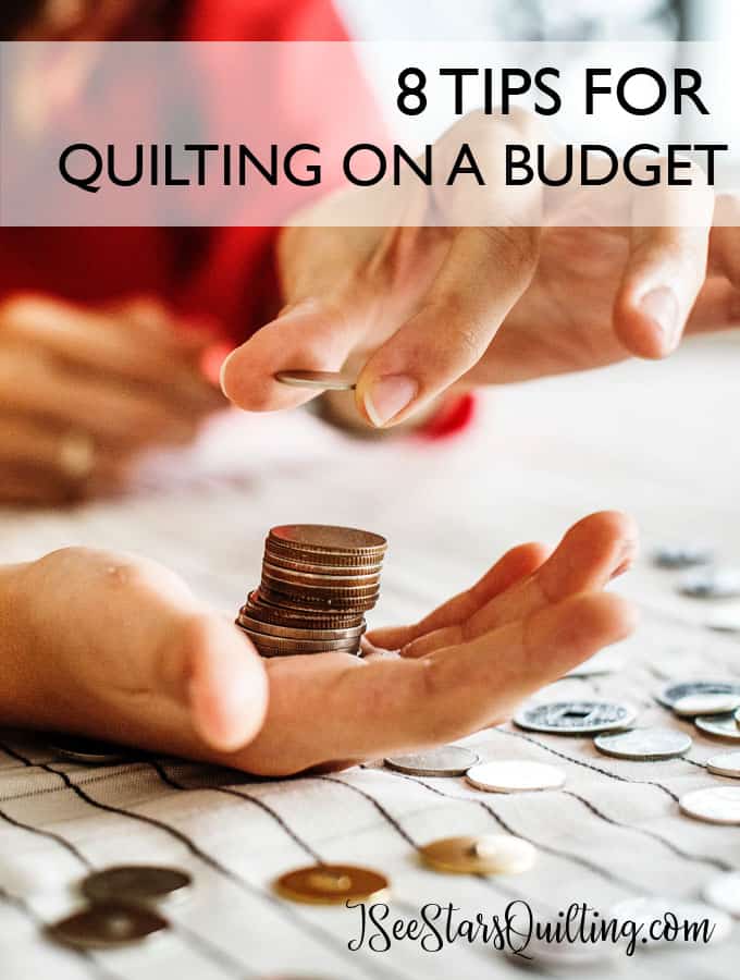 Figuring out that quilting is not a cheap hobby? Here are 8 PROVEN amazing ways to save a little money while continuing doing what you LOVE!