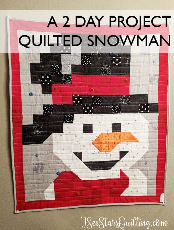 Snowman Wall Hanging Quilt