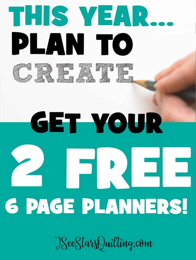 Download this FREE quilt planner and get organized so that you can create more! 6 pages of everything you need. nothing you don't!