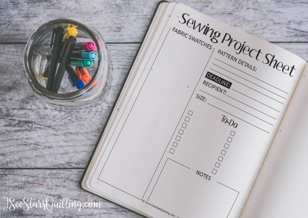 Download this FREE quilt planner and get organized so that you can create more! 6 pages of everything you need. nothing you don't!