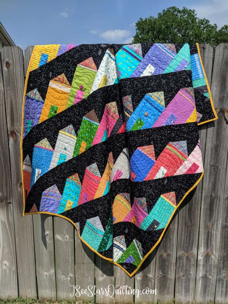 A full review of the Painted Ladies Quilt Pattern - what I liked and didn't like - as well as LOTS of photos of the finished quilt. Fabric Line is from Alison Glass