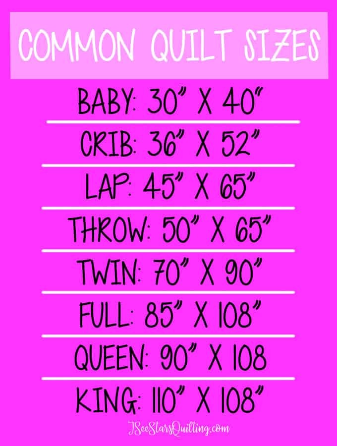 Crib best sale quilt measurements