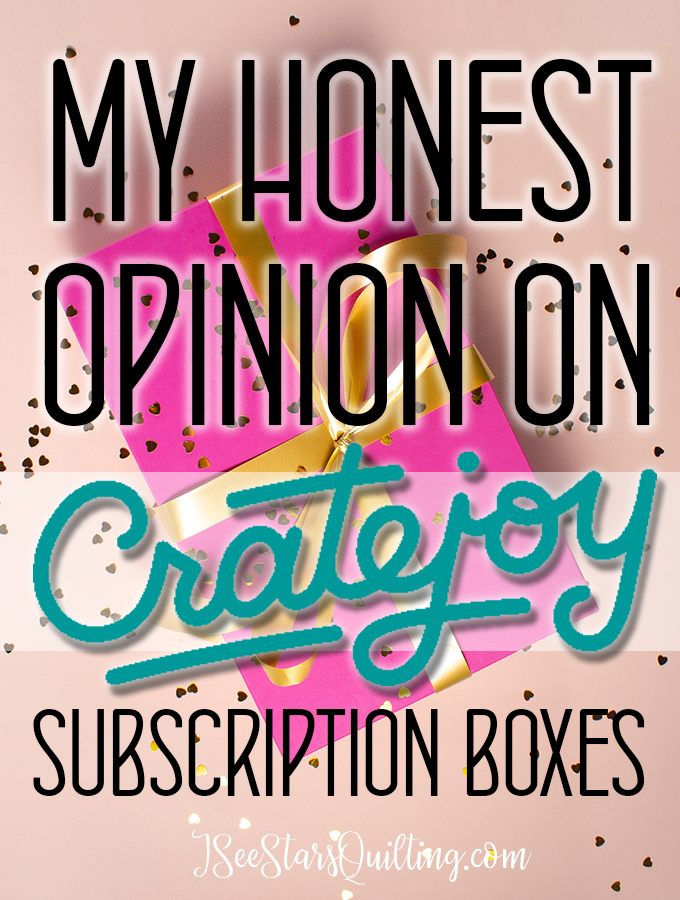 If you're thinking of subscription boxes, check out my review of one of the most popular subscription box websites right now - CrateJoy