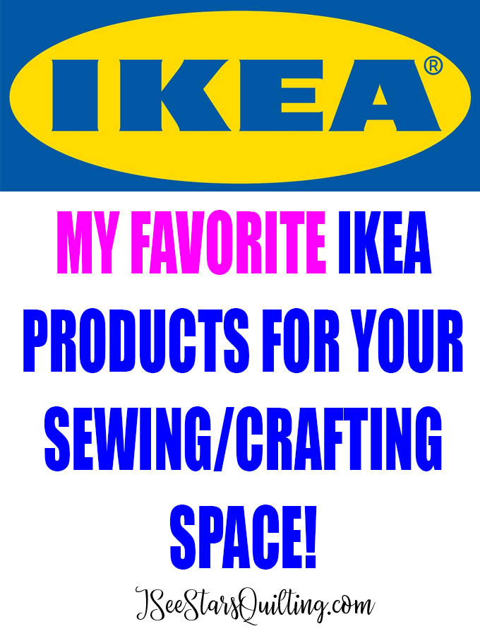 My Favorite Ikea Products for the Sewing Room