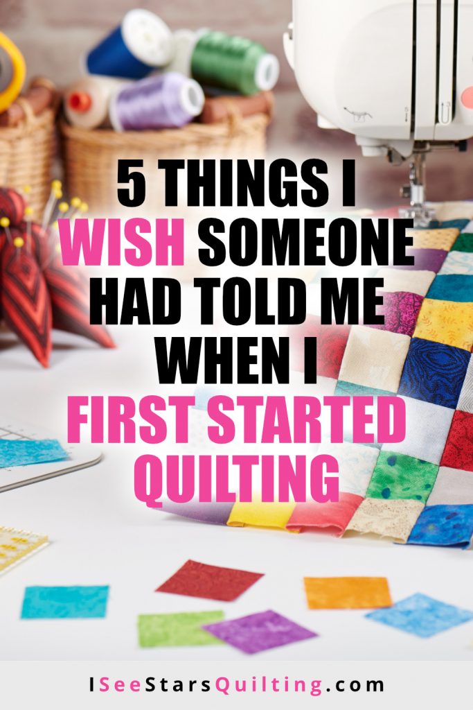 Are you a new quilter? Then make sure to read this post for some words of wisdom that you might not be hearing enough!
