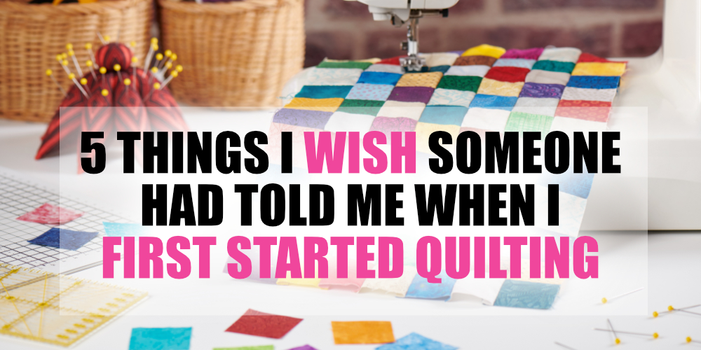 Are you a new quilter? Then make sure to read this post for some words of wisdom that you might not be hearing enough!
