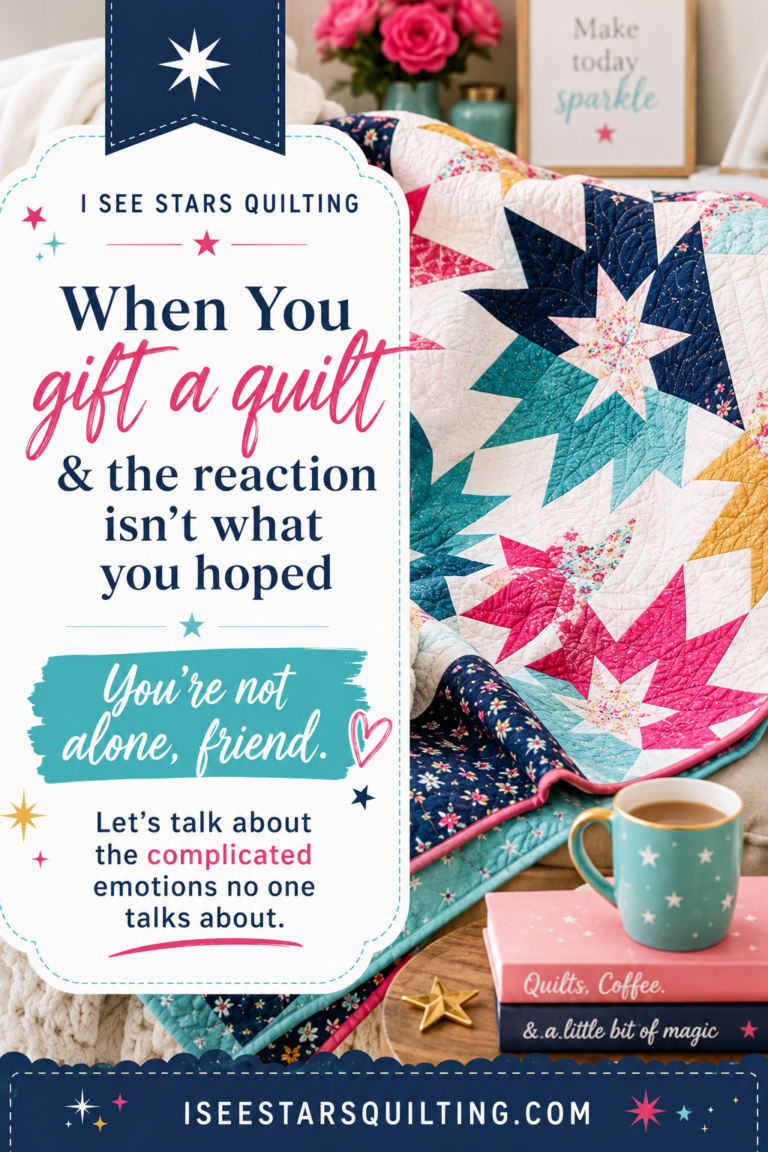 When You Gift a Quilt and the Reaction Isn’t What You Hoped